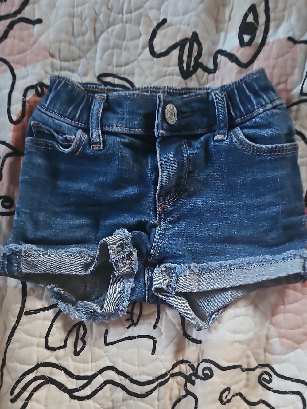 GAP Blue Toddler Denim Shorties